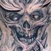 Skull backpiece Tattoo Design Thumbnail